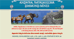 Desktop Screenshot of andhra-rayalaseema-diamondmines.com